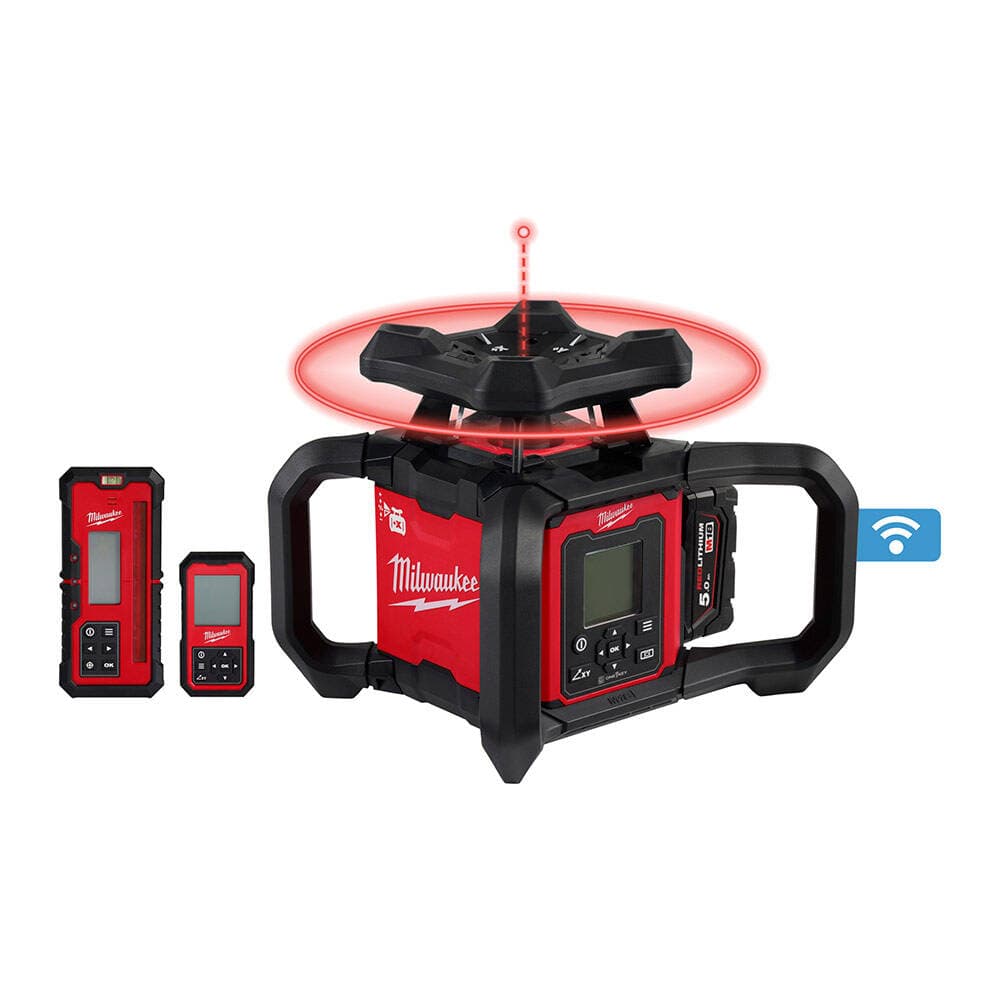 Milwaukee M18 RLOHV 1200-501C Yatay - Dikey Döner Lazer