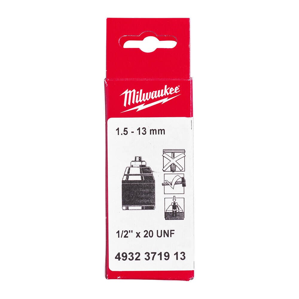 Milwaukee 1,5-13 mm 1/2 Metal-Plastik Supra Mandren