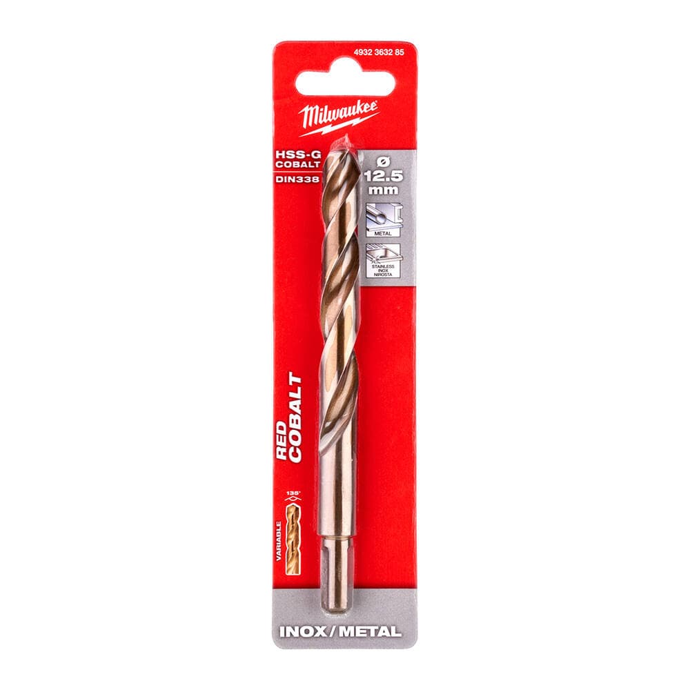 Milwaukee 12.5x151 mm Altın Serisi HSS-G Co Metal Matkap Ucu