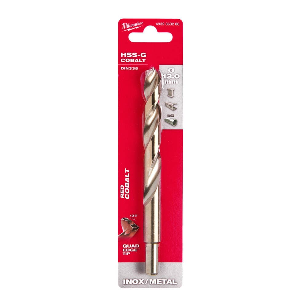 Milwaukee 13.0x151 mm Altın Serisi HSS-G Co Metal Matkap Ucu