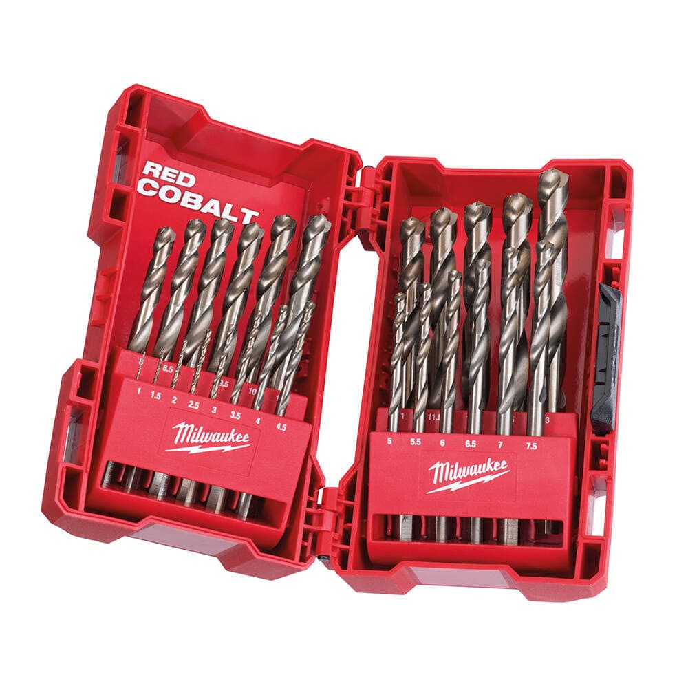 Milwaukee 25 Parça Altın Serisi HSS-G Co Metal Matkap Ucu Seti
