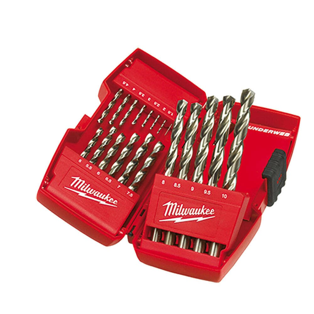 Milwaukee 19 Parça Thunderweb Serisi Metal Matkap Uç Seti - 1-10 mm (4932352374)