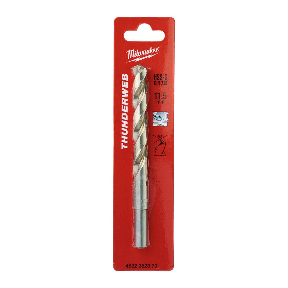Milwaukee 11.5x142 mm Thunderweb Serisi Metal Matkap Ucu