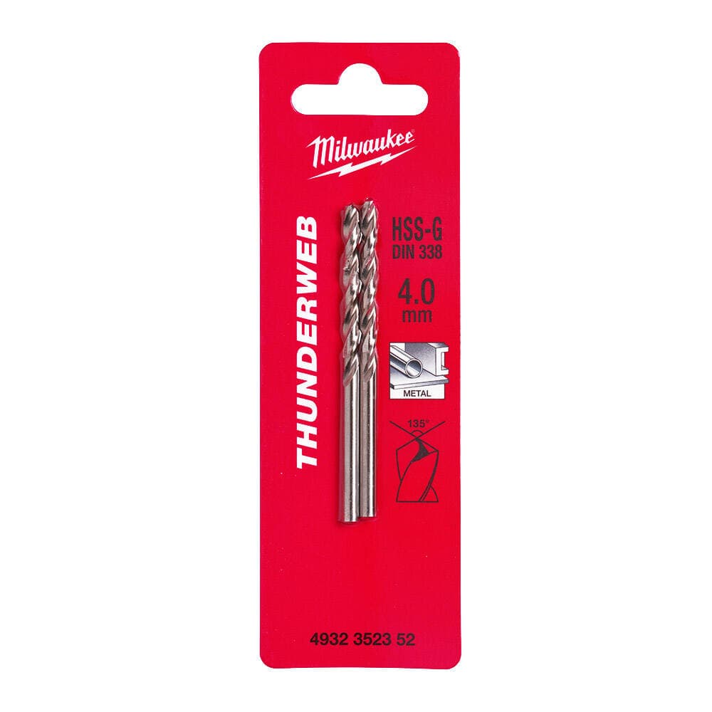 Milwaukee 4.0x75 mm Thunderweb Serisi Metal Matkap Ucu - 2'li