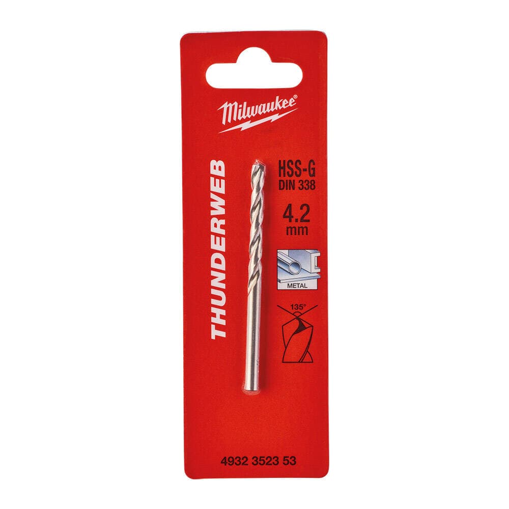 Milwaukee 4.2x75 mm Thunderweb Serisi Metal Matkap Ucu