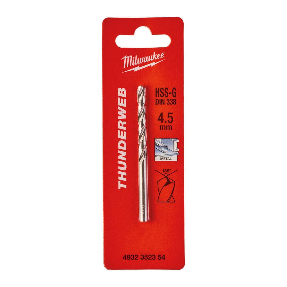 Milwaukee 4.5x80 mm Thunderweb Serisi Metal Matkap Ucu