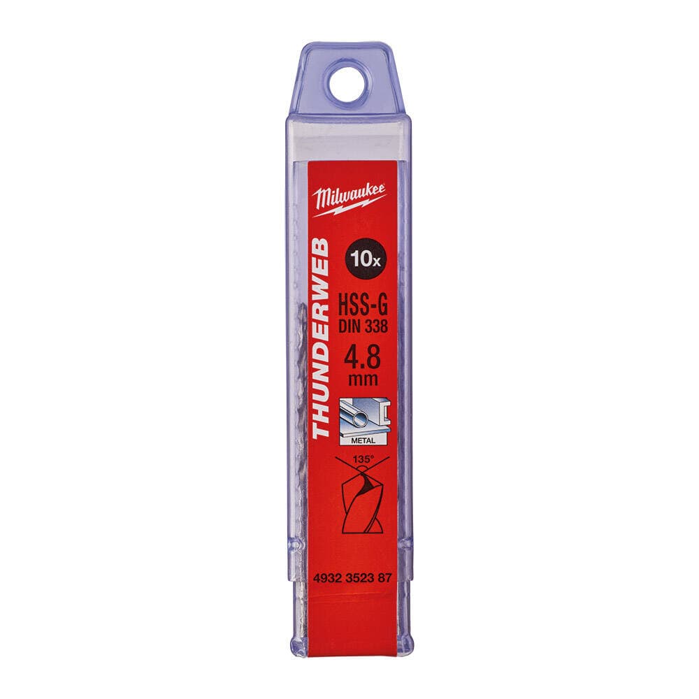 Milwaukee 4.8x86 mm Thunderweb Serisi Metal Matkap Ucu - 10'lu