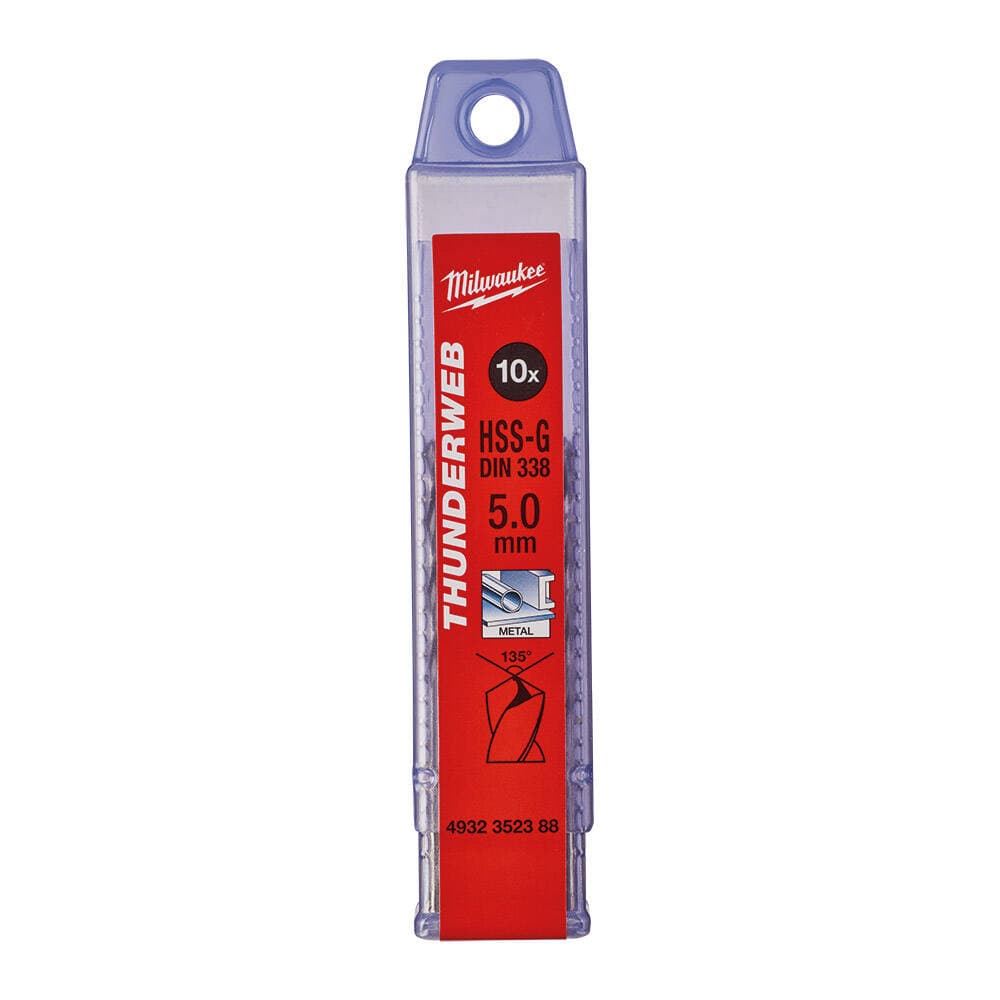 Milwaukee 5.0x86 mm Thunderweb Serisi Metal Matkap Ucu - 10'lu