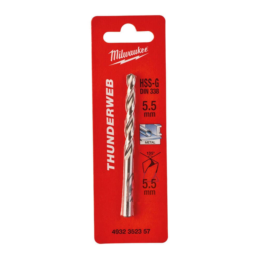 Milwaukee 5.5x93 mm Thunderweb Serisi Metal Matkap Ucu
