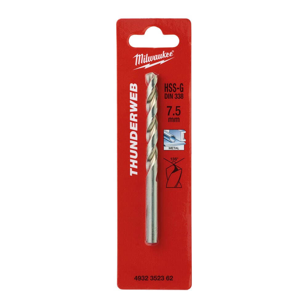 Milwaukee 7.5x109 mm Thunderweb Serisi Metal Matkap Ucu