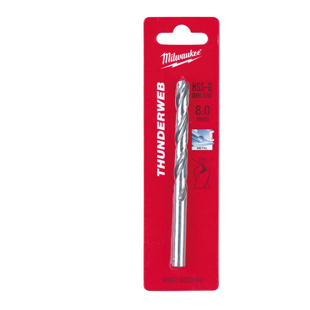 Milwaukee 8.0x117 mm Thunderweb Serisi Metal Matkap Ucu