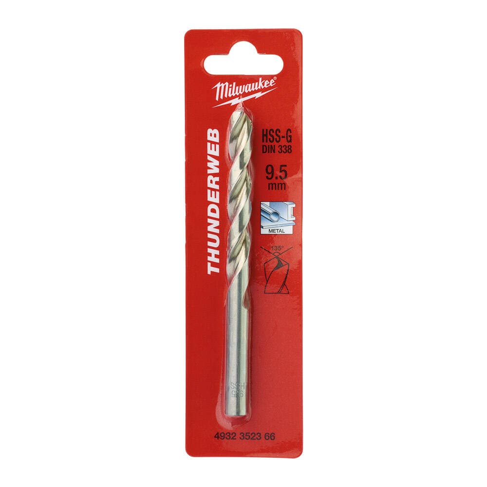 Milwaukee 9.5x125 mm Thunderweb Serisi Metal Matkap Ucu