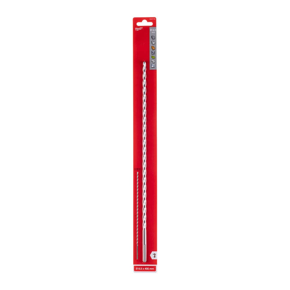 Milwaukee 6.5x340 mm Hex Girişli Multi Beton Matkap Ucu