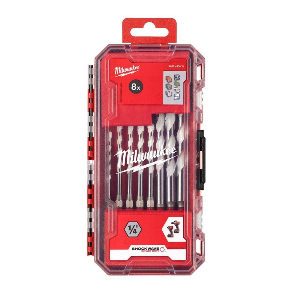 Milwaukee 8 Parça Multi Materyal Matkap Ucu Set