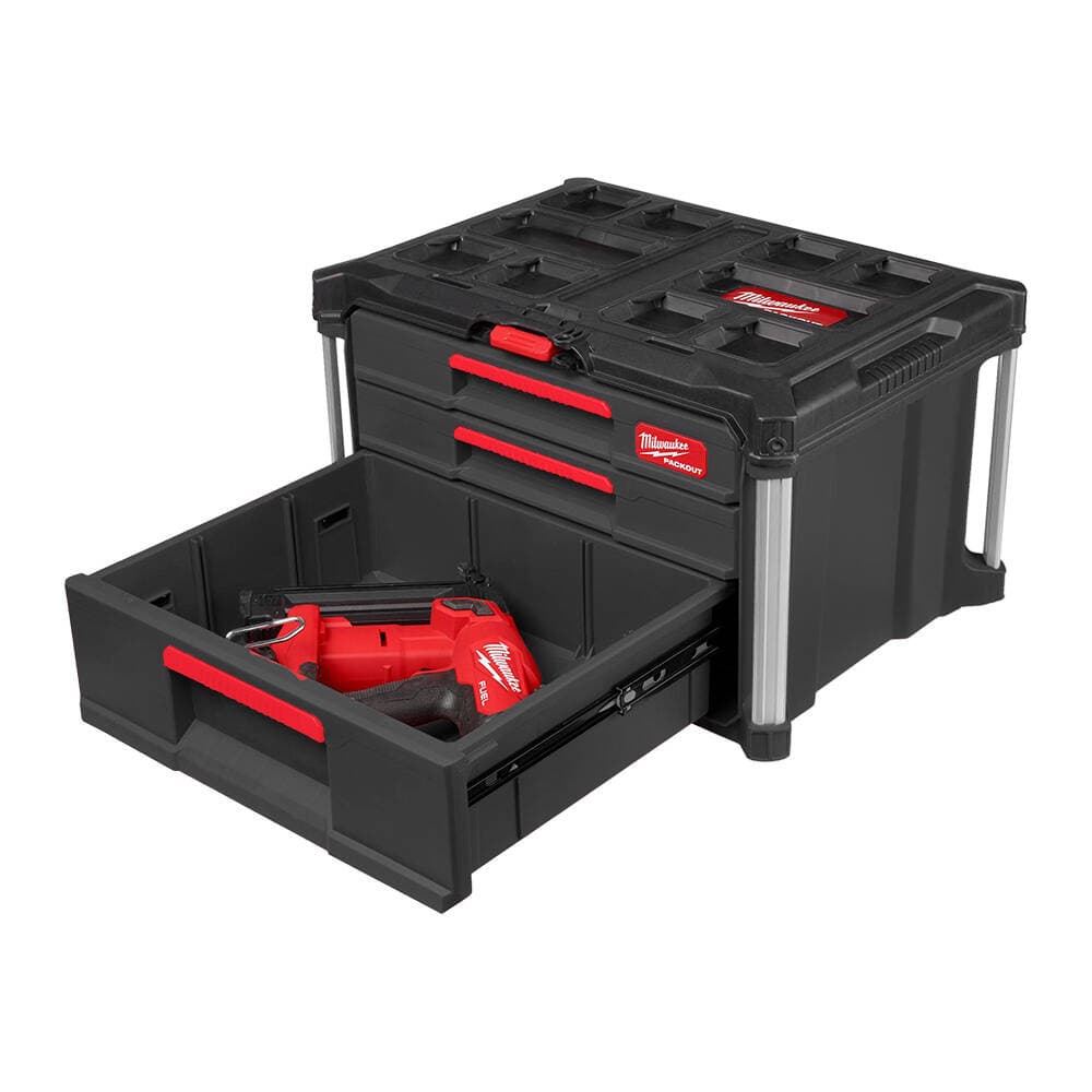 Milwaukee Packout™ 2+1 Büyük Alt Çekmeceli Takım Çantası