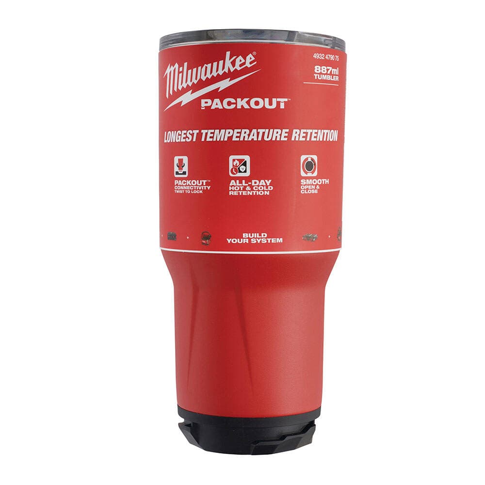Milwaukee 887 ml Packout™ Kırmızı Matara Bardak