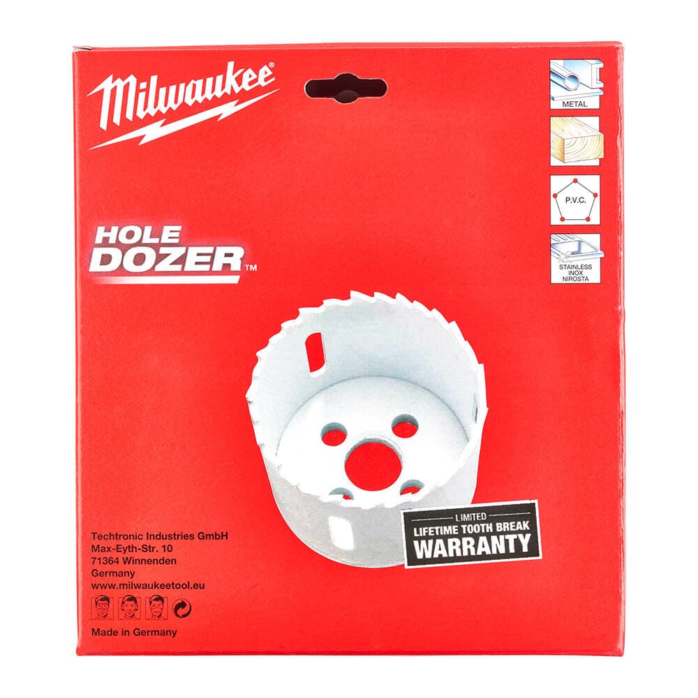 Milwaukee 160 mm%8 Kobaltlı Bi-Metal Endüstriyel Seri Panç