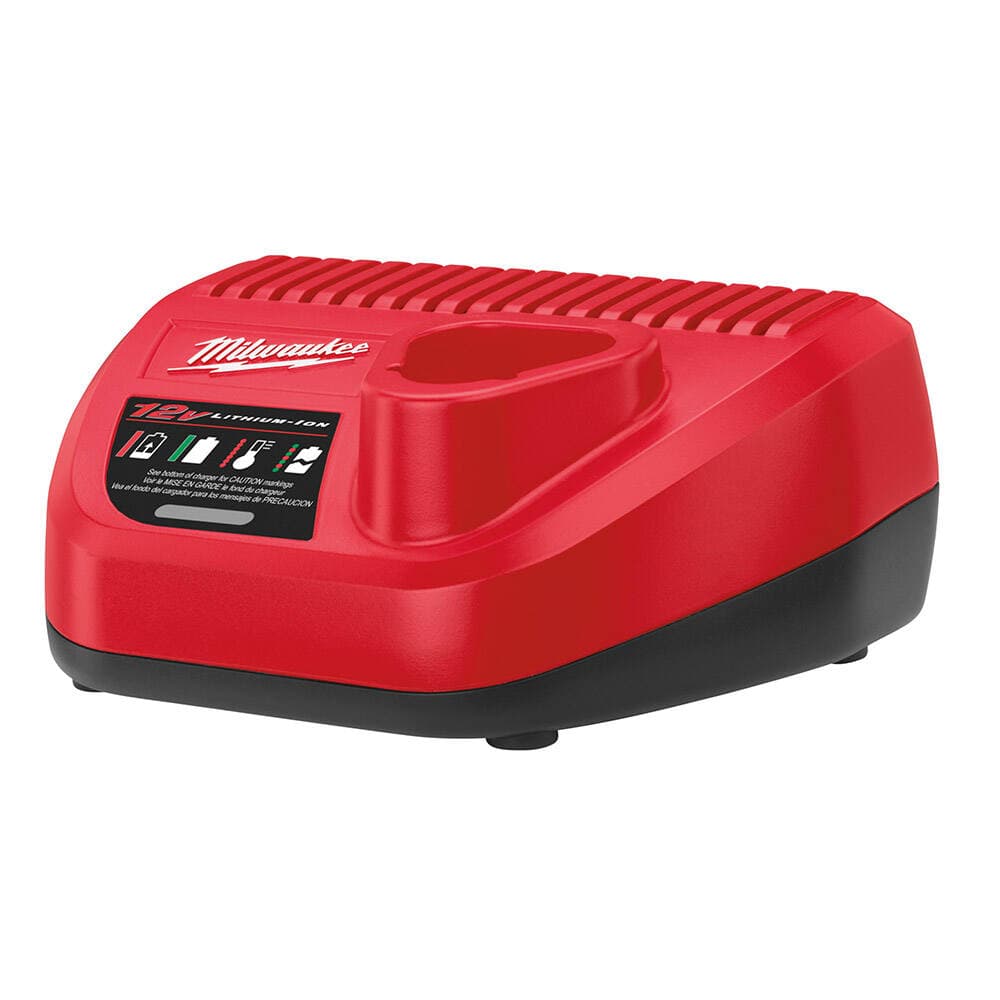 Milwaukee C12C Şarj Cihazı 12V Li-Ion 30/60 dak M12 Seri Uyumlu