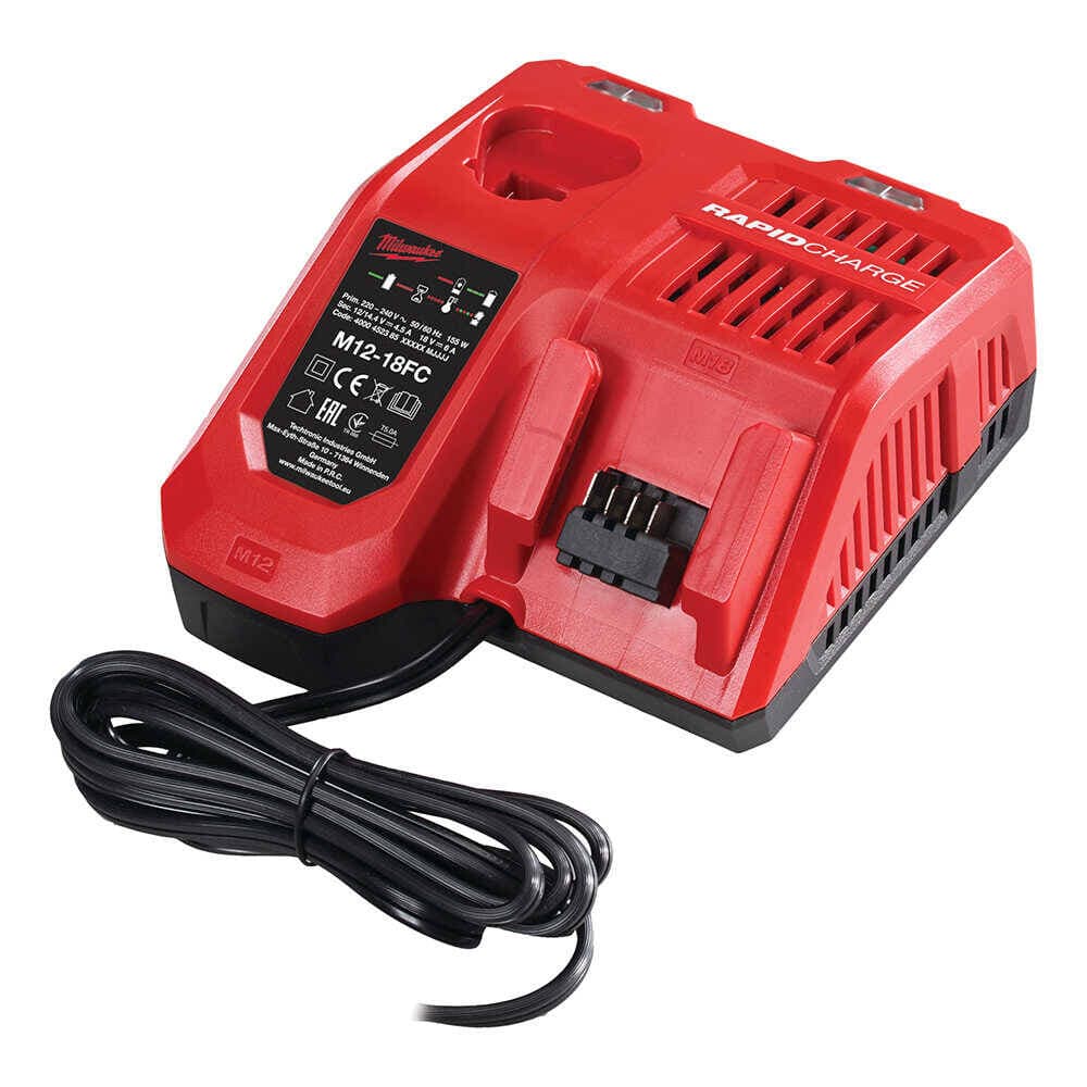 Milwaukee M12-18 FC Hızlı Çift Girişli Şarj Cihazı