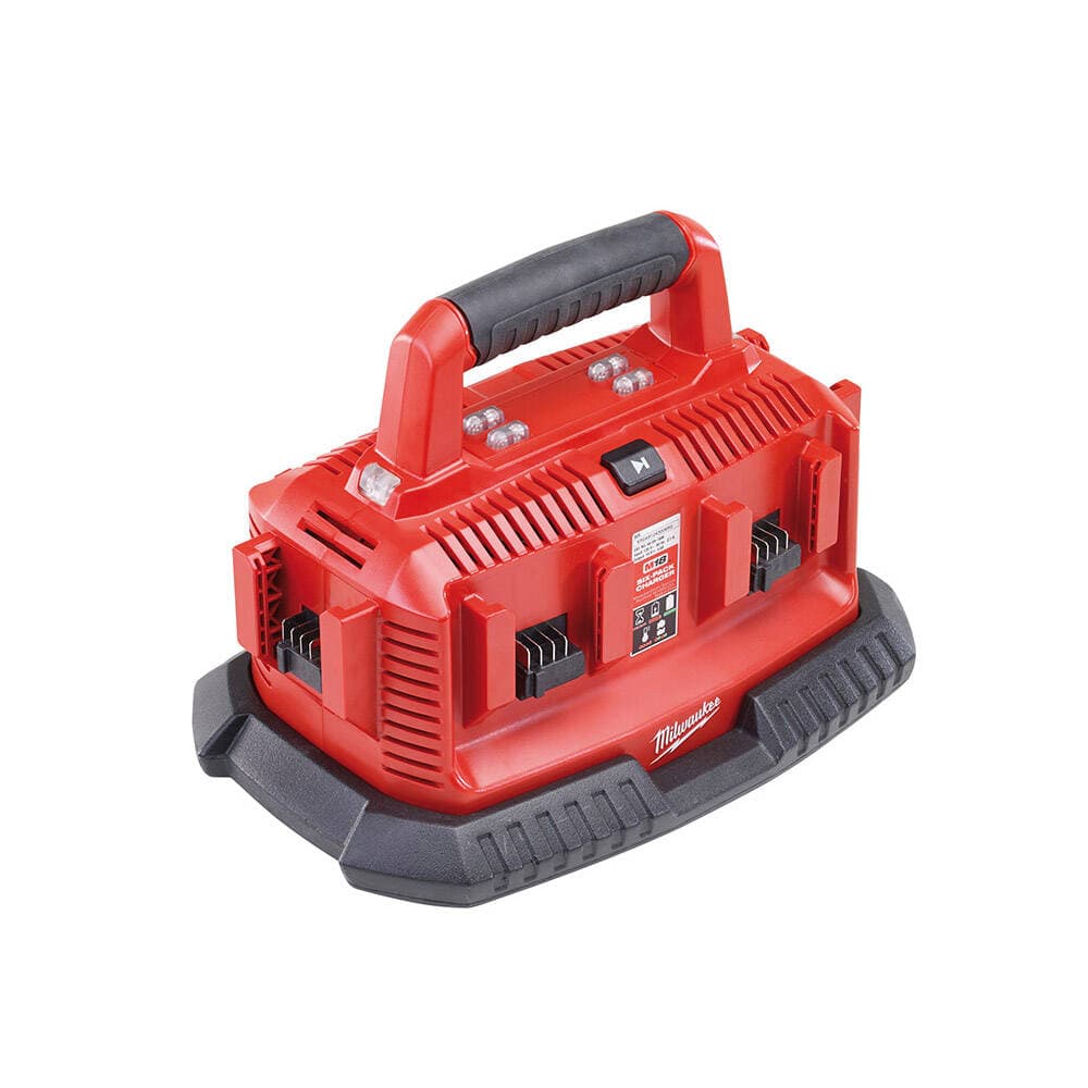 Milwaukee M1418 C6 Altı Girişli Şarj Cihazı