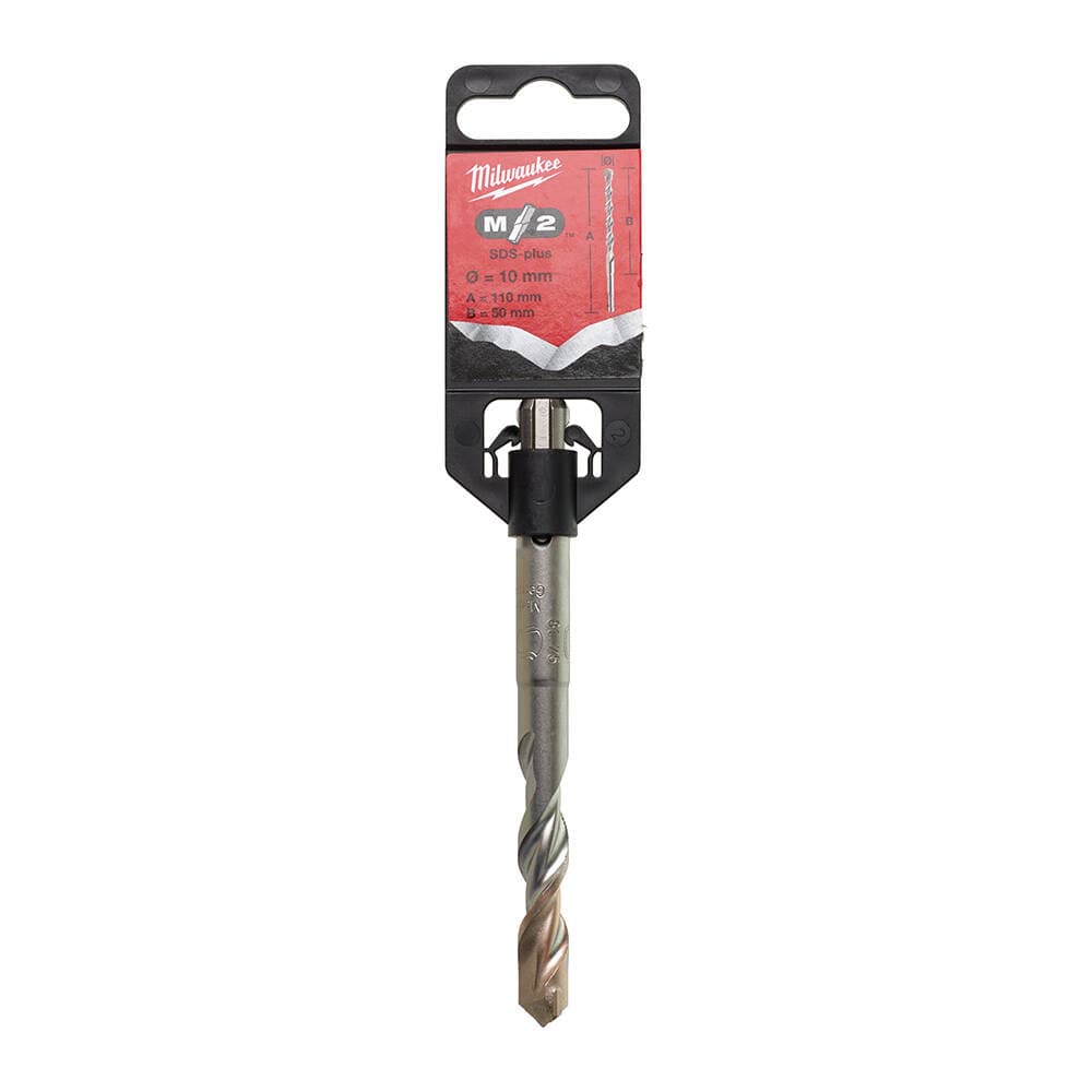 Milwaukee 10x110 mm SDS-Plus MS2 Seri 2 Elmaslı Matkap Ucu