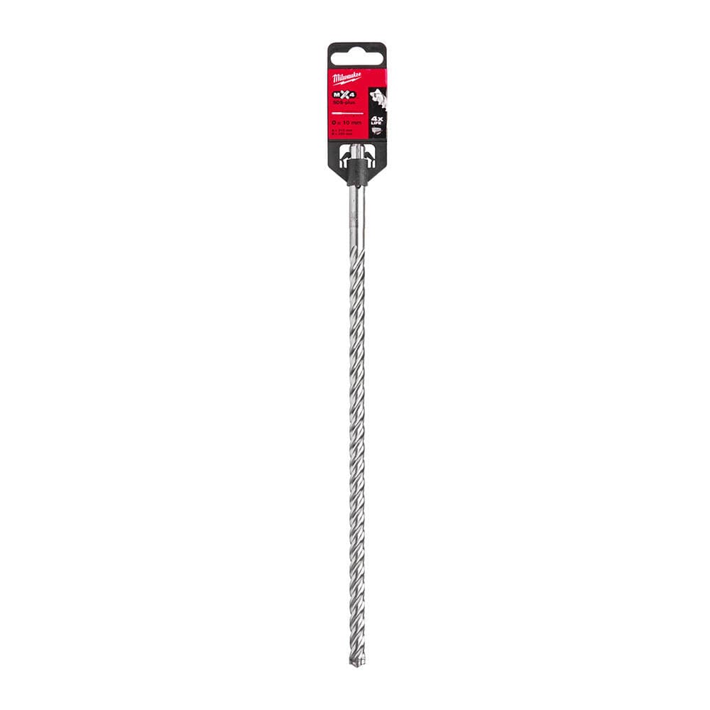 Milwaukee 10x310 mm SDS-Plus Mx4 Serisi 4 Elmaslı Matkap Ucu