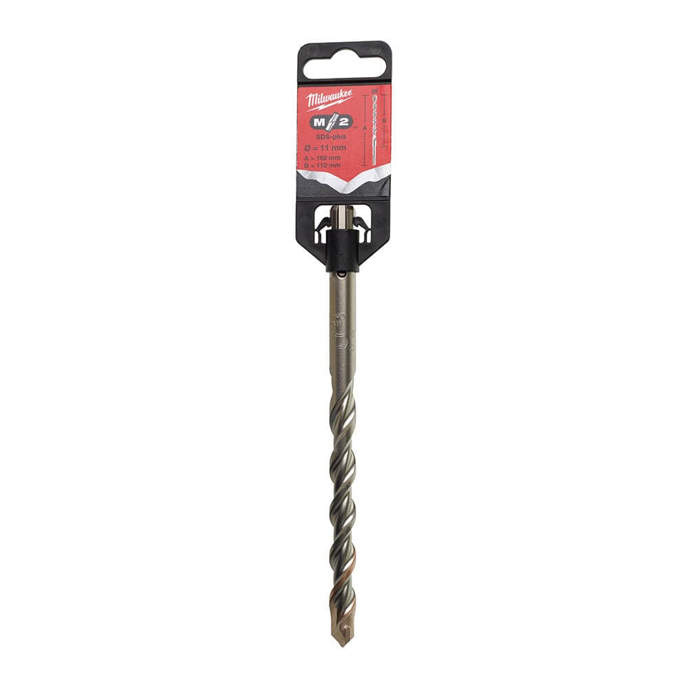 Milwaukee 11x160 mm SDS-Plus MS2 Seri 2 Elmaslı Matkap Ucu