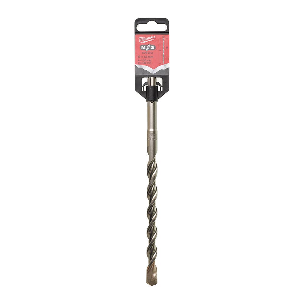 Milwaukee 12x210 mm SDS-Plus MS2 Seri 2 Elmaslı Matkap Ucu