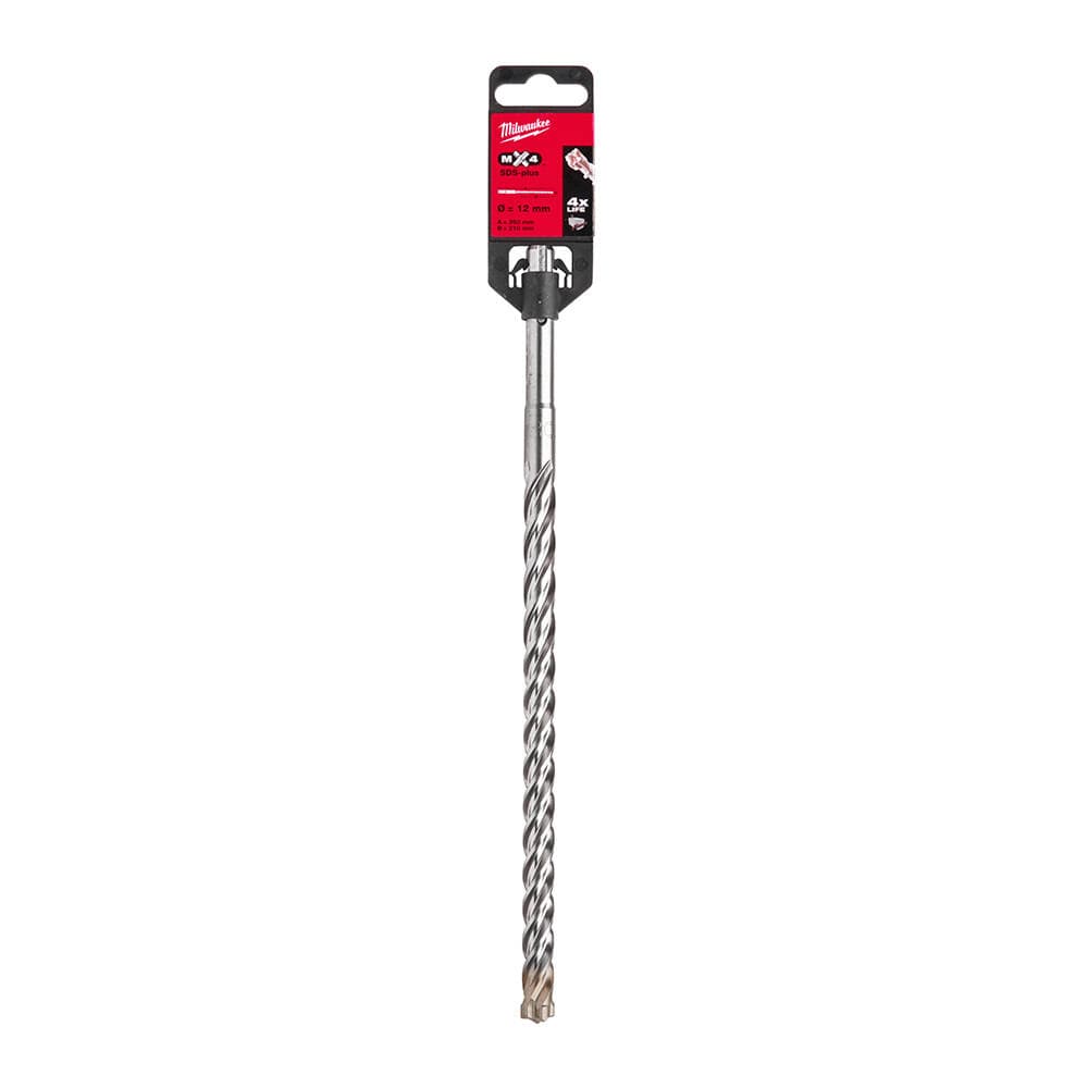Milwaukee 12x260 mm SDS-Plus Mx4 Serisi 4 Elmaslı Matkap Ucu