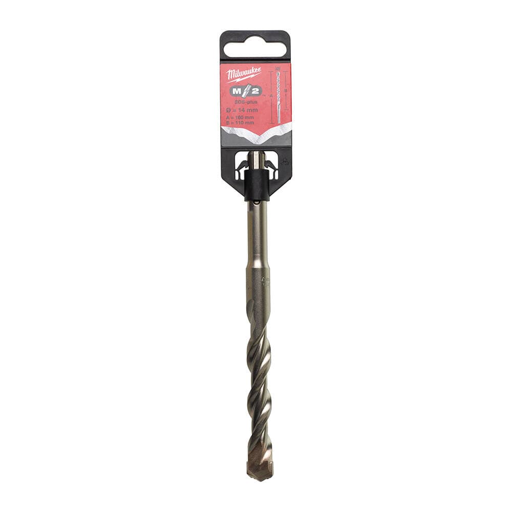 Milwaukee 14x160 mm SDS-Plus MS2 Seri 2 Elmaslı Matkap Ucu