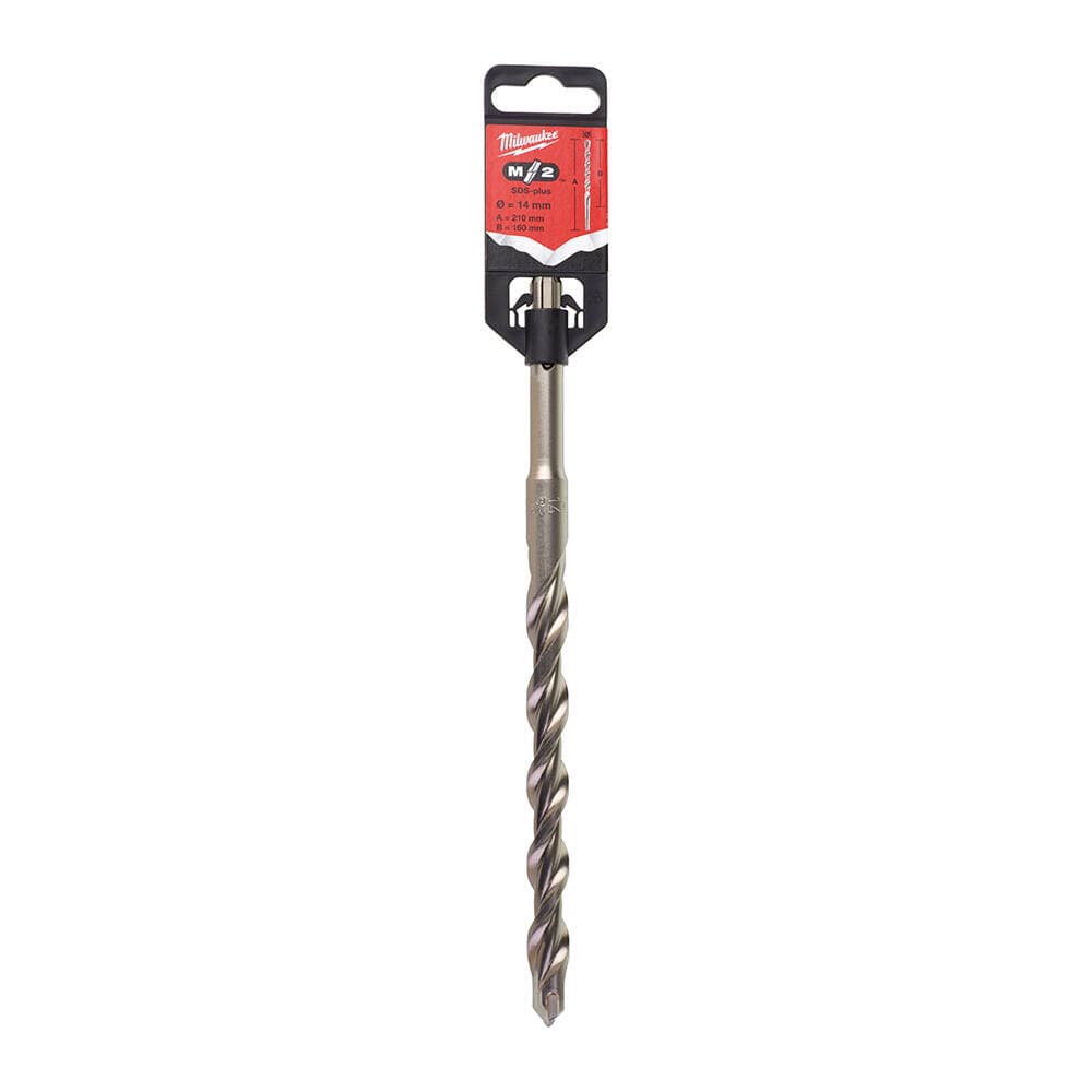 Milwaukee 14x210 mm SDS-Plus MS2 Seri 2 Elmaslı Matkap Ucu
