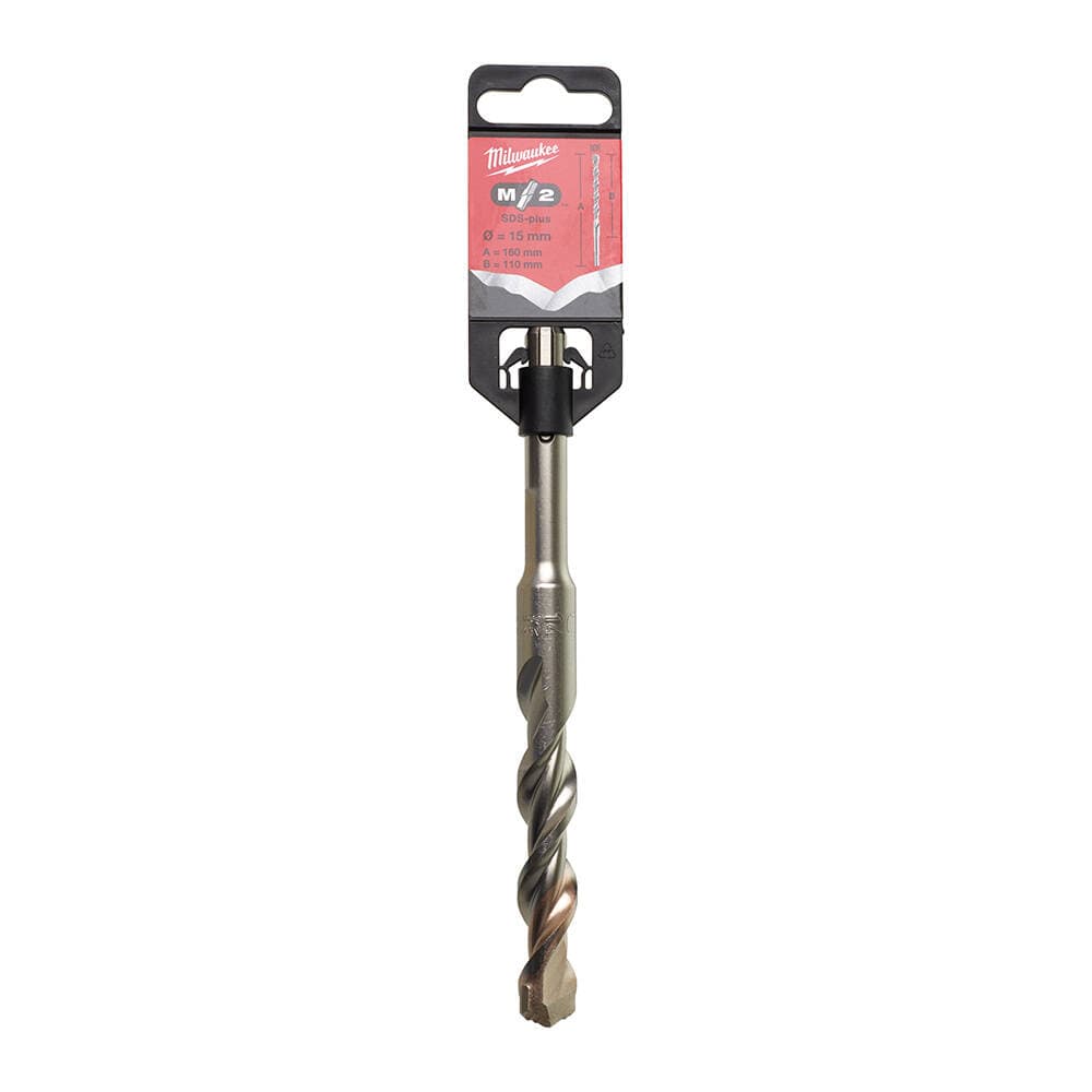 Milwaukee 15x160 mm SDS-Plus MS2 Seri 2 Elmaslı Matkap Ucu