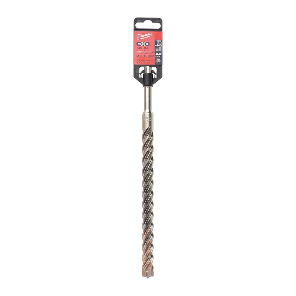 Milwaukee 15x260 mm SDS-Plus Mx4 Serisi 4 Elmaslı Matkap Ucu