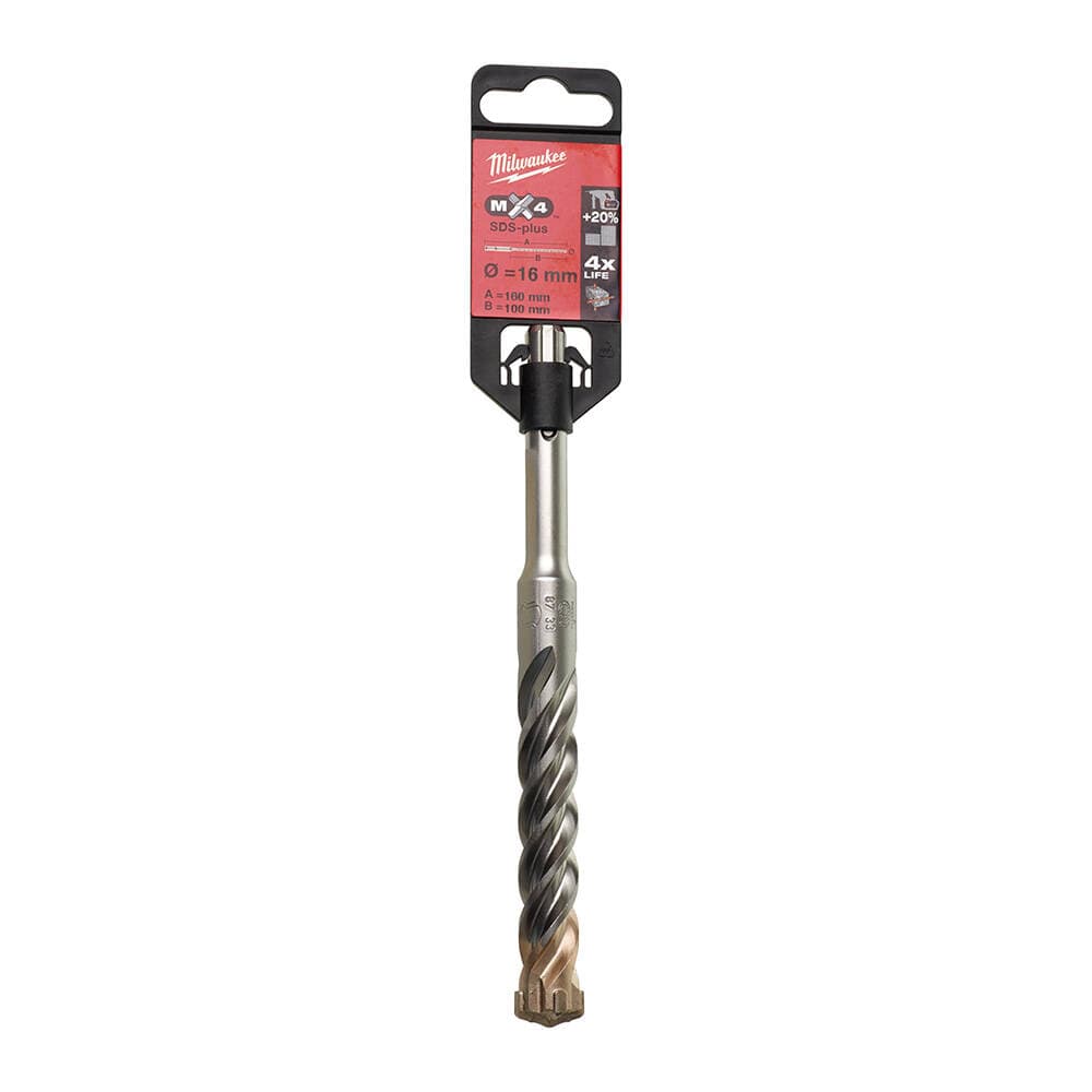 Milwaukee 16x160 mm SDS-Plus Mx4 Serisi 4 Elmaslı Matkap Ucu