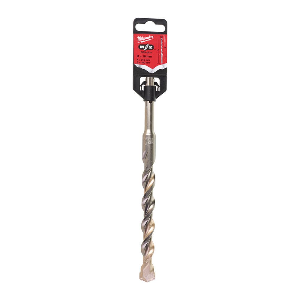 Milwaukee 16x210 mm SDS-Plus MS2 Seri 2 Elmaslı Matkap Ucu
