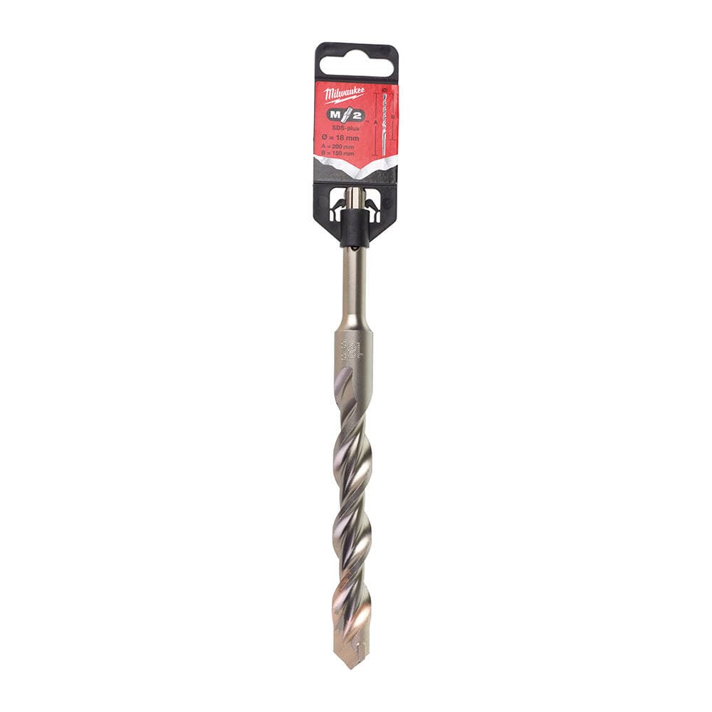 Milwaukee 18x200 mm SDS-Plus MS2 Seri 2 Elmaslı Matkap Ucu