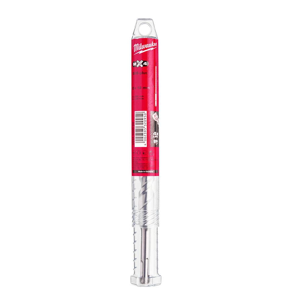 Milwaukee 18x250 mm SDS-Plus Mx4 Serisi 4 Elmaslı Matkap Ucu