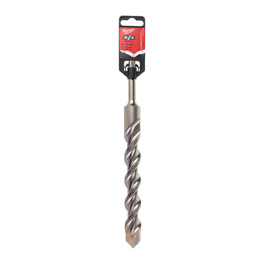 Milwaukee 24x250 mm SDS-Plus MS2 Seri 2 Elmaslı Matkap Ucu