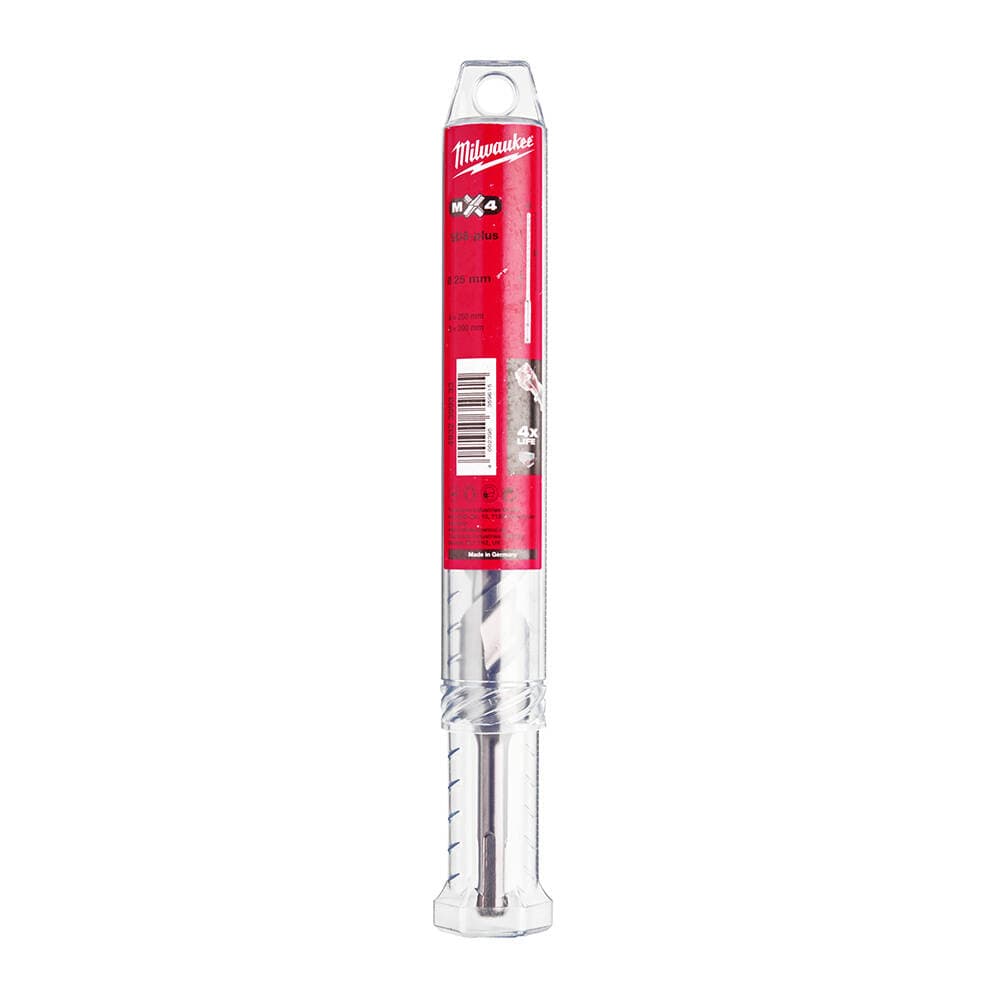 Milwaukee 25x250 mm SDS-Plus Mx4 Serisi 4 Elmaslı Matkap Ucu
