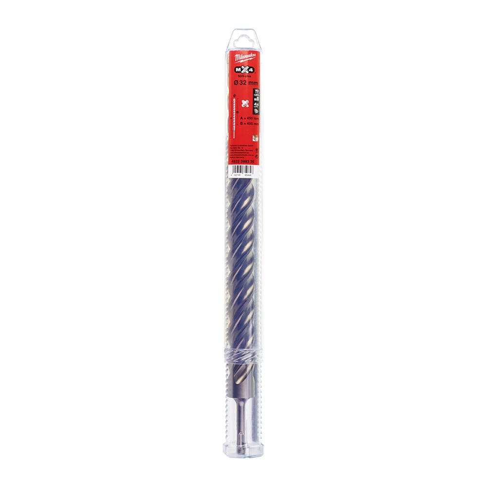 Milwaukee 32x450 mm SDS-Plus Mx4 Serisi 4 Elmaslı Matkap Ucu