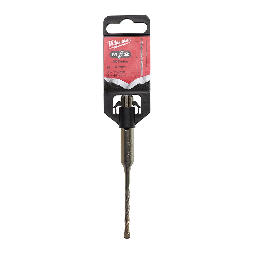 Milwaukee 4x110 mm SDS-Plus MS2 Seri 2 Elmaslı Matkap Ucu