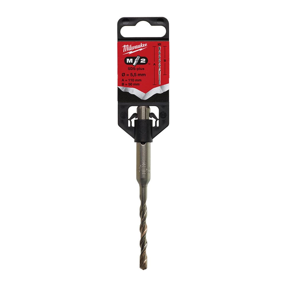 Milwaukee 5.5x110 mm SDS-Plus MS2 Seri 2 Elmaslı Matkap Ucu