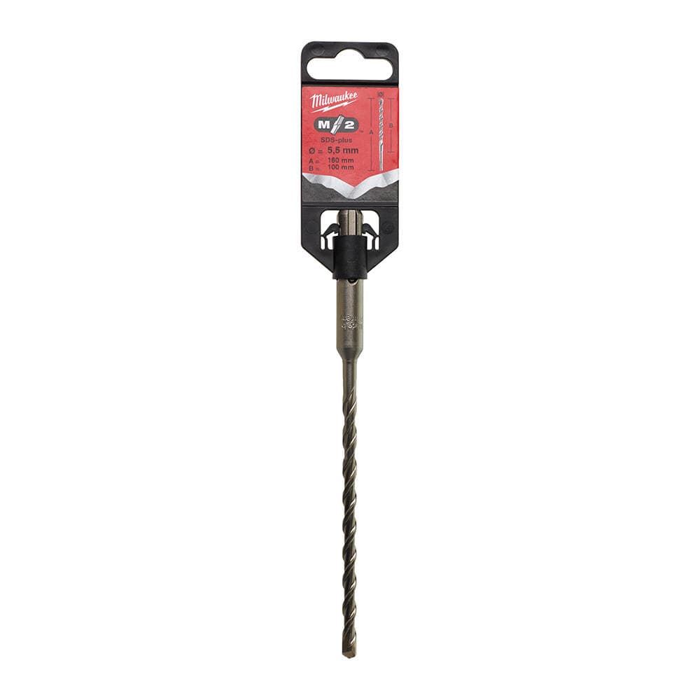 Milwaukee 5.5x160 mm SDS-Plus MS2 Seri 2 Elmaslı Matkap Ucu
