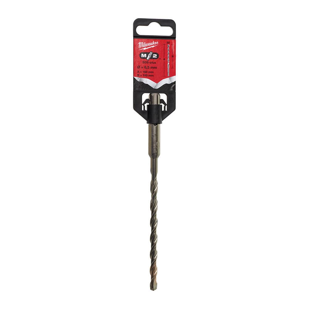 Milwaukee 6.5x160 mm SDS-Plus MS2 Seri 2 Elmaslı Matkap Ucu