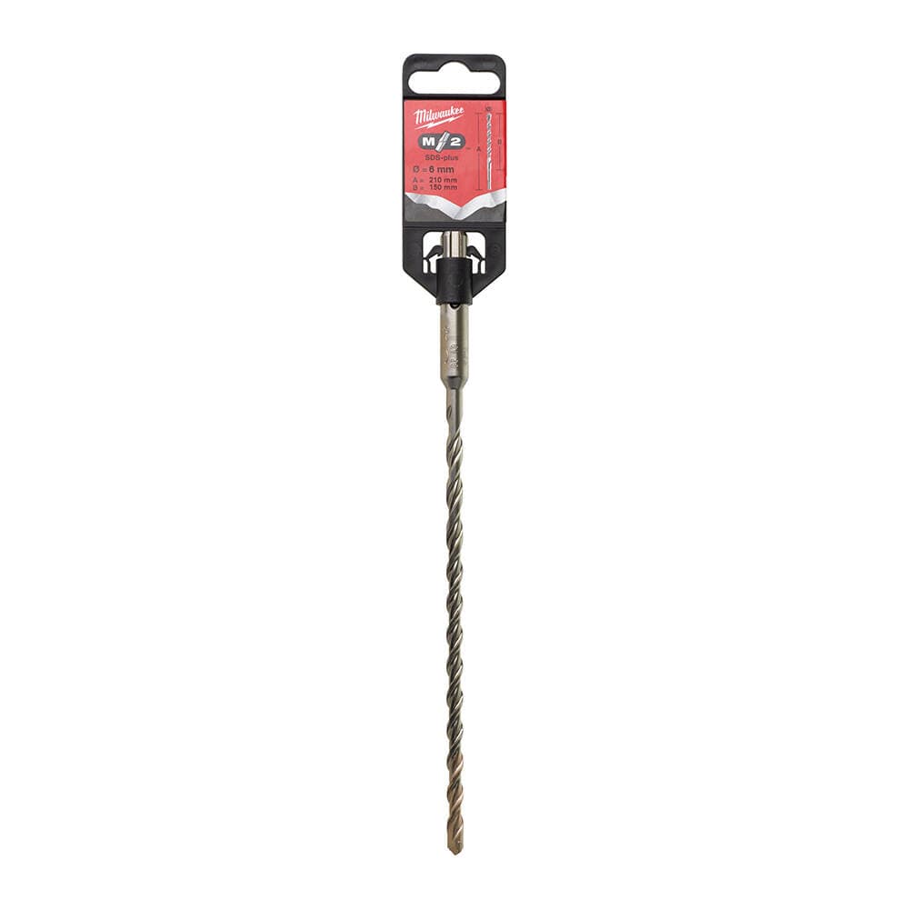 Milwaukee 6x210 mm SDS-Plus MS2 Seri 2 Elmaslı Matkap Ucu