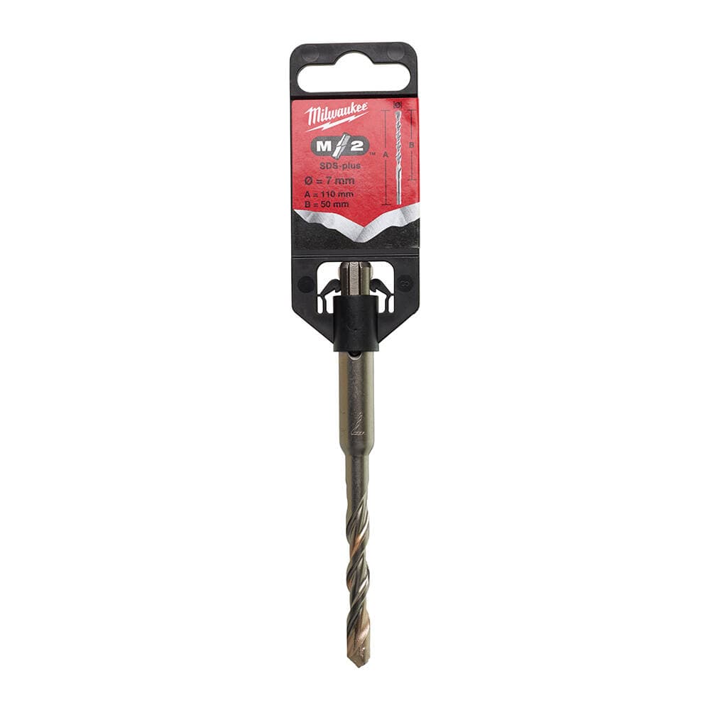 Milwaukee 7x110 mm SDS-Plus MS2 Seri 2 Elmaslı Matkap Ucu
