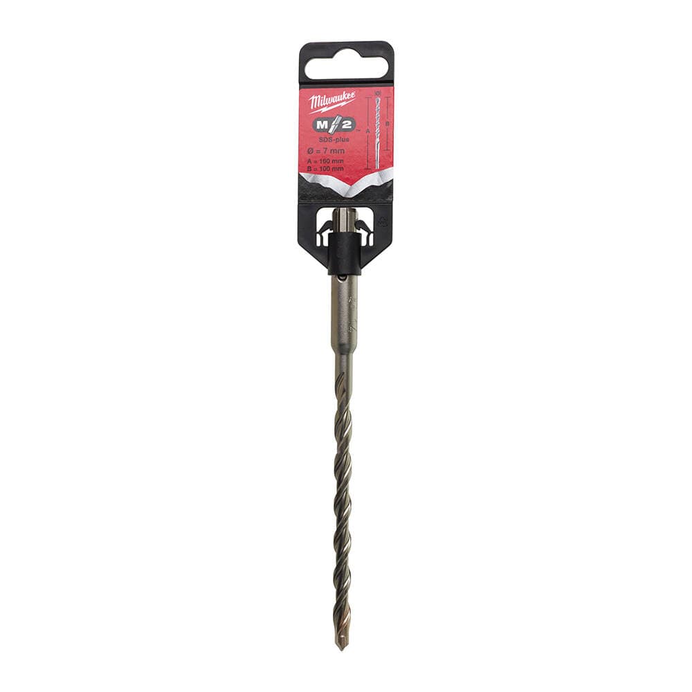 Milwaukee 7x160 mm SDS-Plus MS2 Seri 2 Elmaslı Matkap Ucu