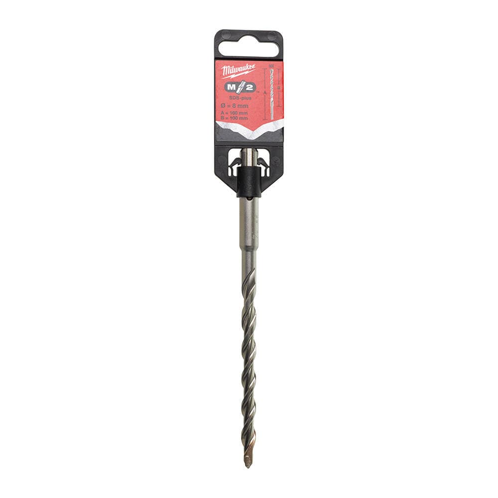 Milwaukee 8x160 mm SDS-Plus MS2 Seri 2 Elmaslı Matkap Ucu