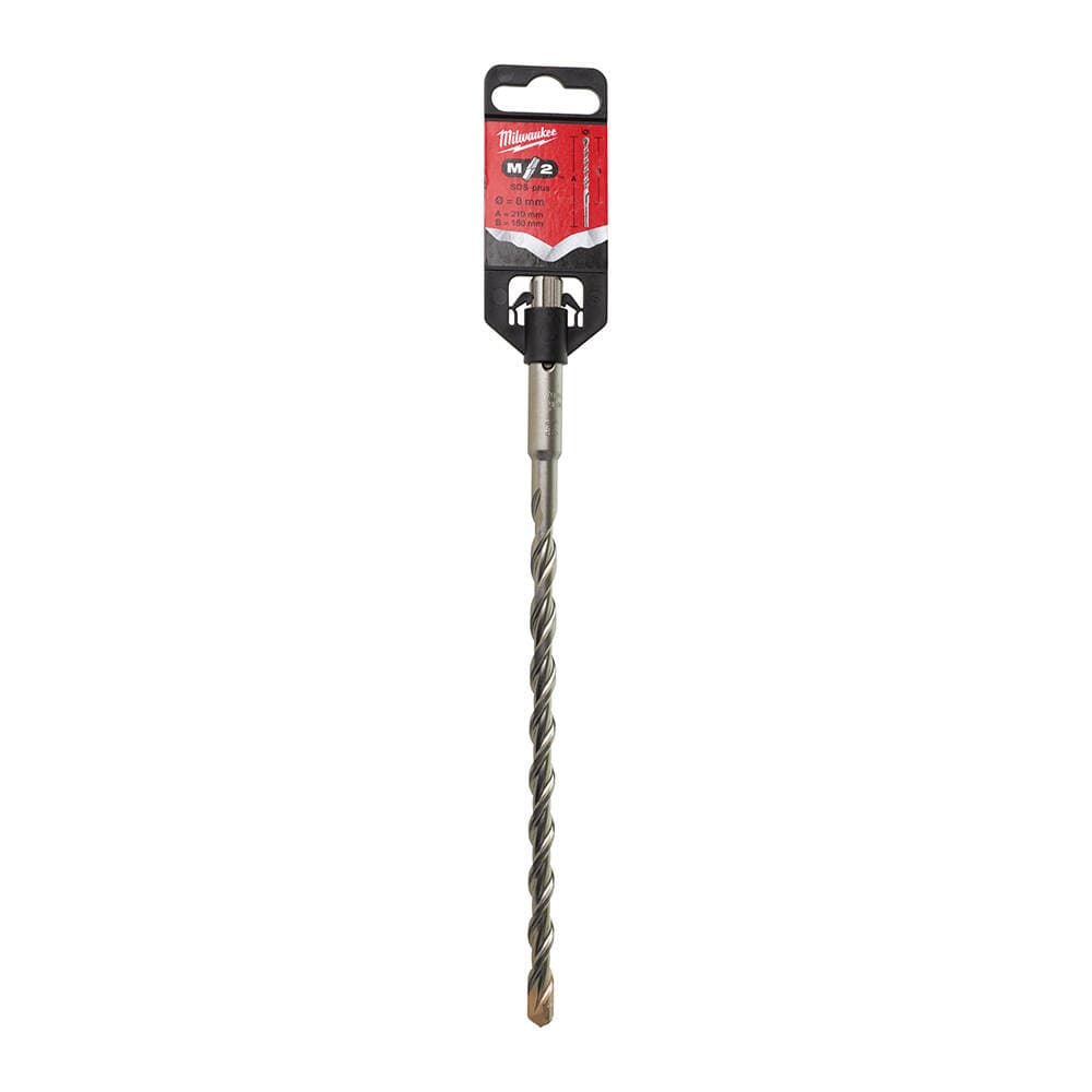 Milwaukee 8x210 mm SDS-Plus MS2 Seri 2 Elmaslı Matkap Ucu