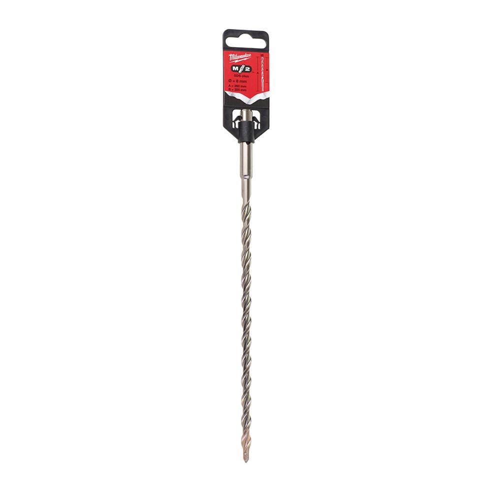 Milwaukee 8x260 mm SDS-Plus MS2 Seri 2 Elmaslı Matkap Ucu